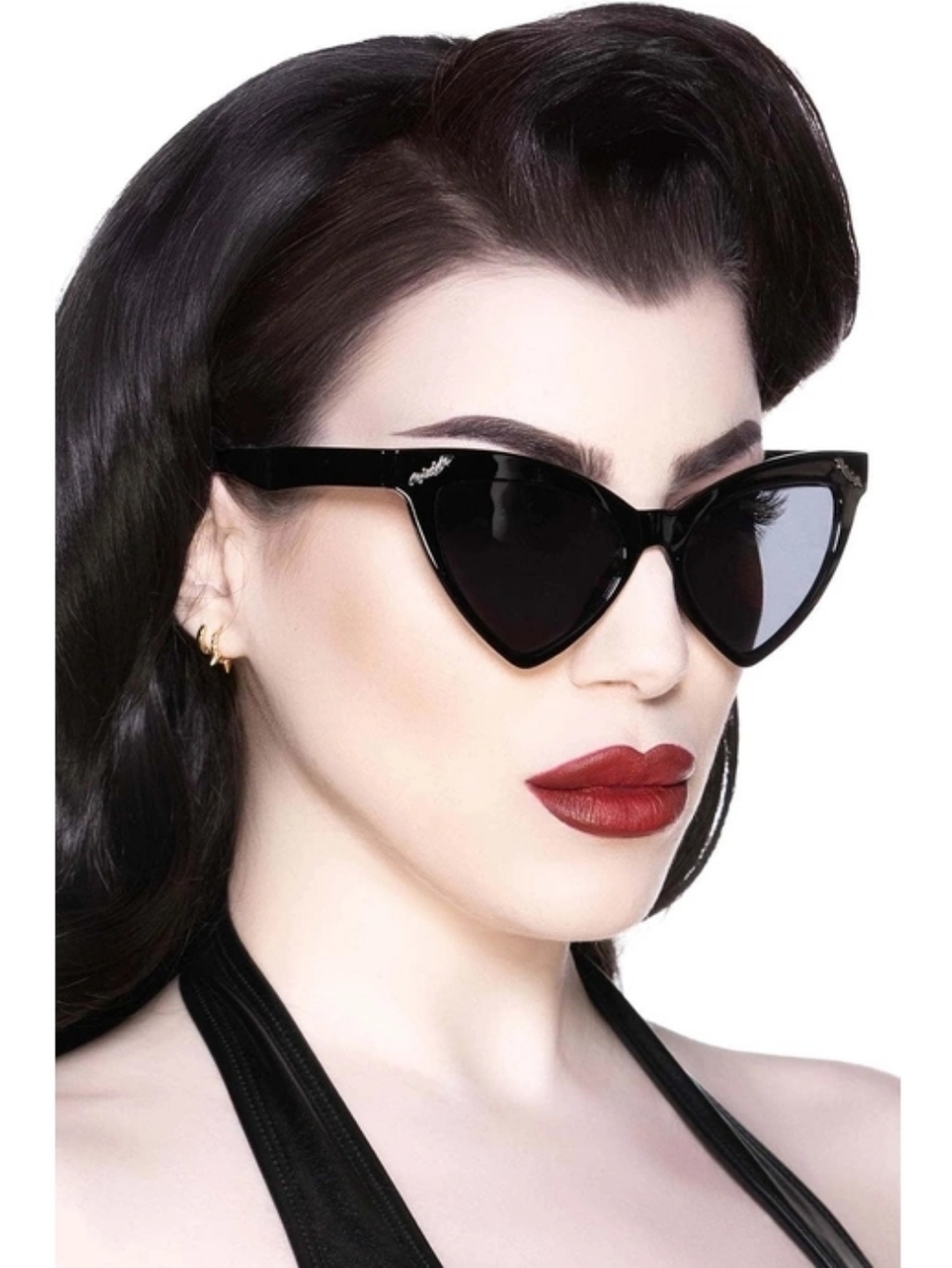 Killstar Bat an Eye Black Gothic Sunglasses